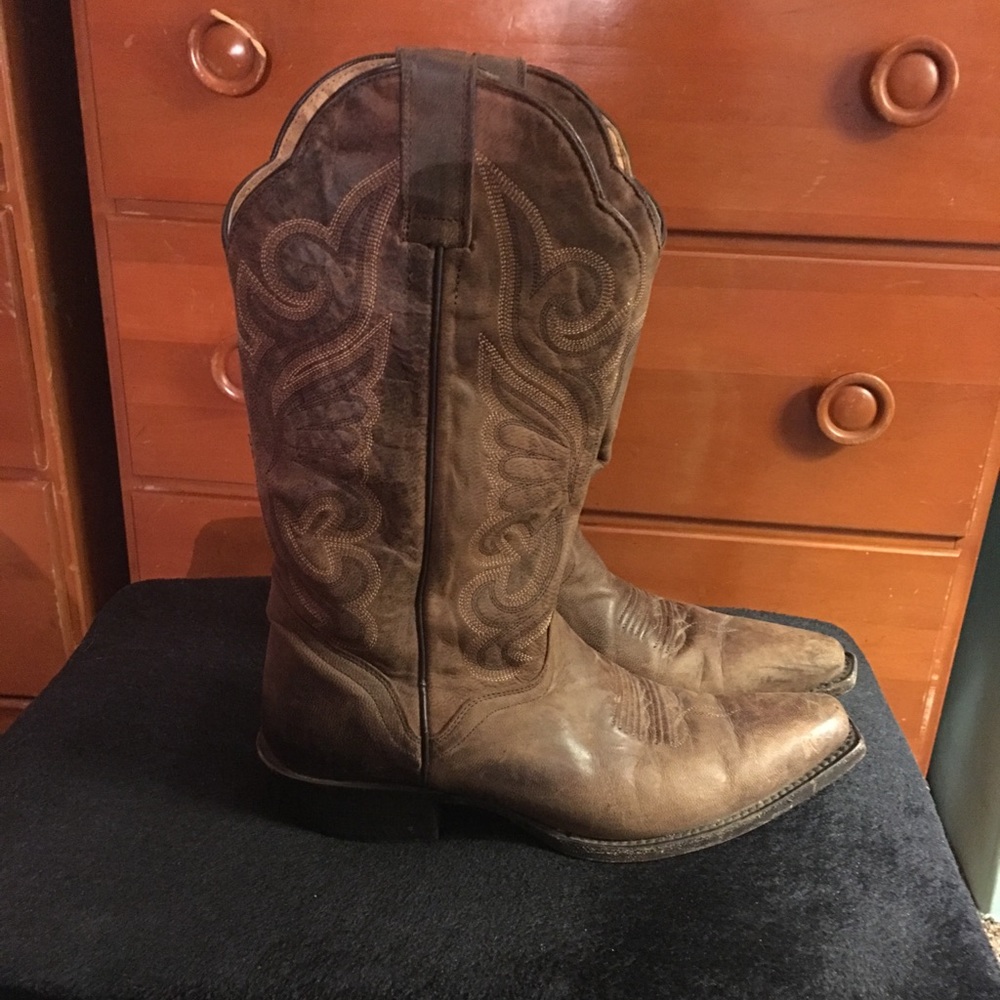 J. B. Dillion leather Cowboy Boots